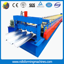 Roofing sheet profiling machine
