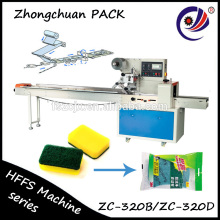 single clean sponge flowpack machine with CE certification