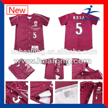 Blank Baseball Jerseys Wholesale Baseball Shirt