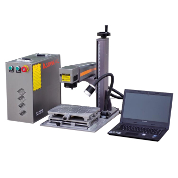 Portable 30W CNC Metal Plate Fiber Laser Writing Machine