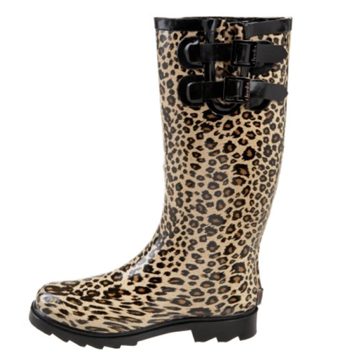 2016 ladeis leopard print rubber boots rain boots