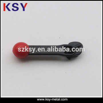 2014 New arrival Black nylon zippers metal slider