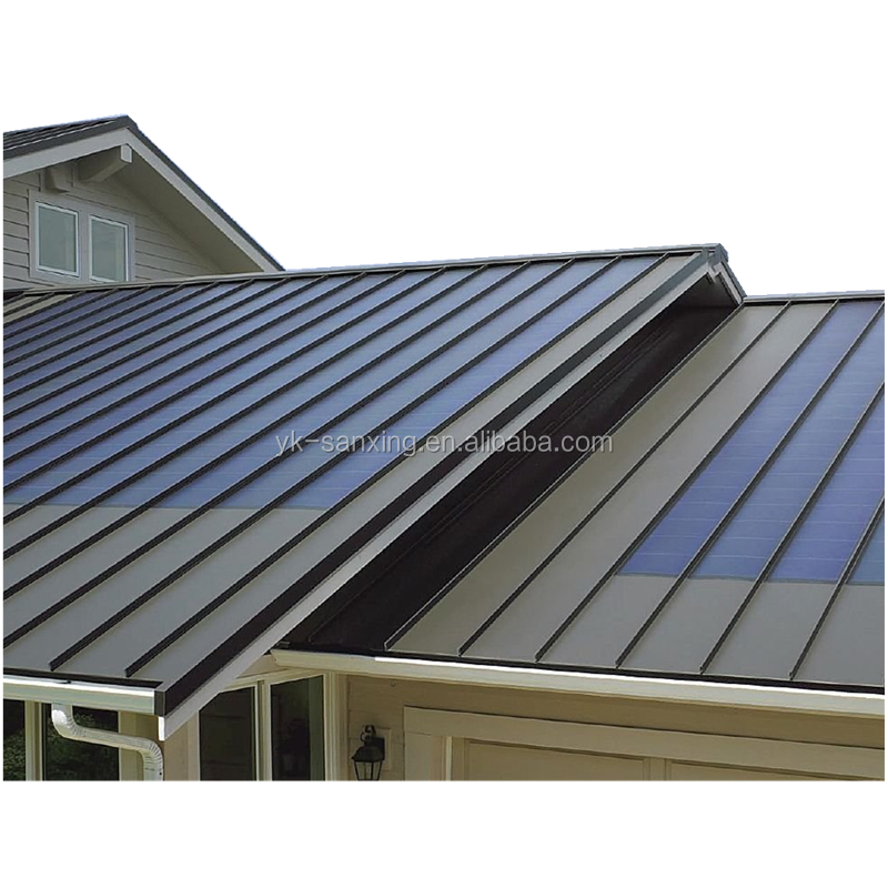 SX KR 18 KR 24 standing seam roof prepainted galvanized steel workshop roof making machine