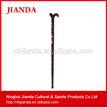 Blind Wooden carved elderly walking cane Walking Sticks