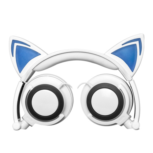 Kids comfort headphone with cat ear speakers