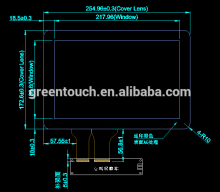 Digitizer 10.1" Inch Multi-point capacitive Touch screen Panel Glass + USB Cable
