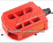 factory price bicycle part plastic red bike pedal MTB bikes pedal