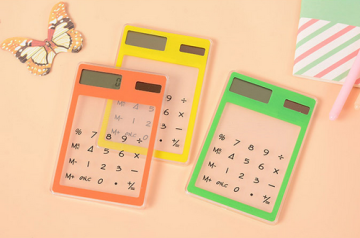 Promotional Ultra Thin Mini Solar Calculator