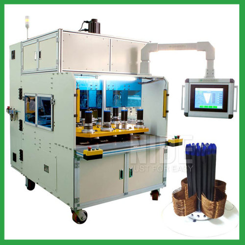 High voltage electrical stator coil winding machine