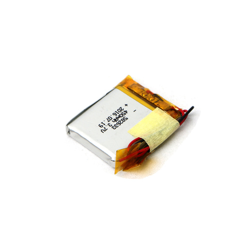 Custom 582633 3.7V 450mAh Lithium Polymer Battery