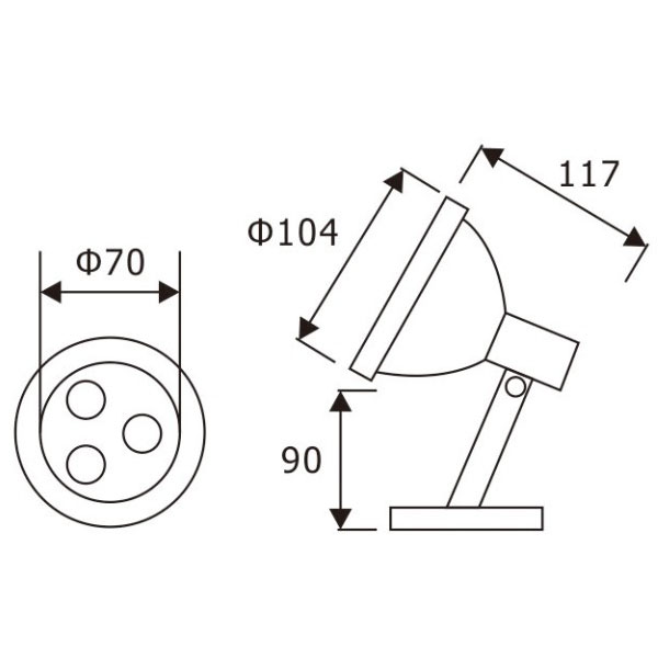 RGBW IP68 3W LED Underwater LightofUnderwater LED Puck Light