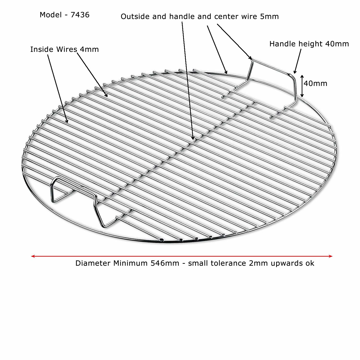 stainless steel grill grate