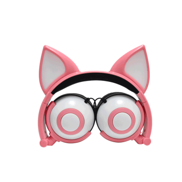 Écouteur de casque Anime Fox Ear avec LED