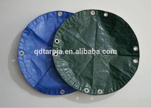 round swimming cover, pe tarpaulin pool cover