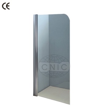 Frameless tempered glass bath shower screen