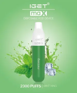 Long-Lasting Battery IGet Max 2300 Puff Electronic Cigarette