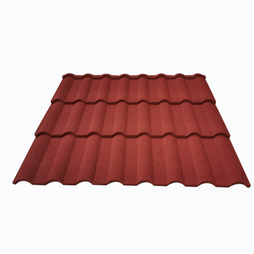 Color Stone Coated Metal Roof Tiles