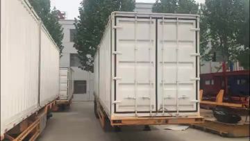 carry goods box transport semi trailer