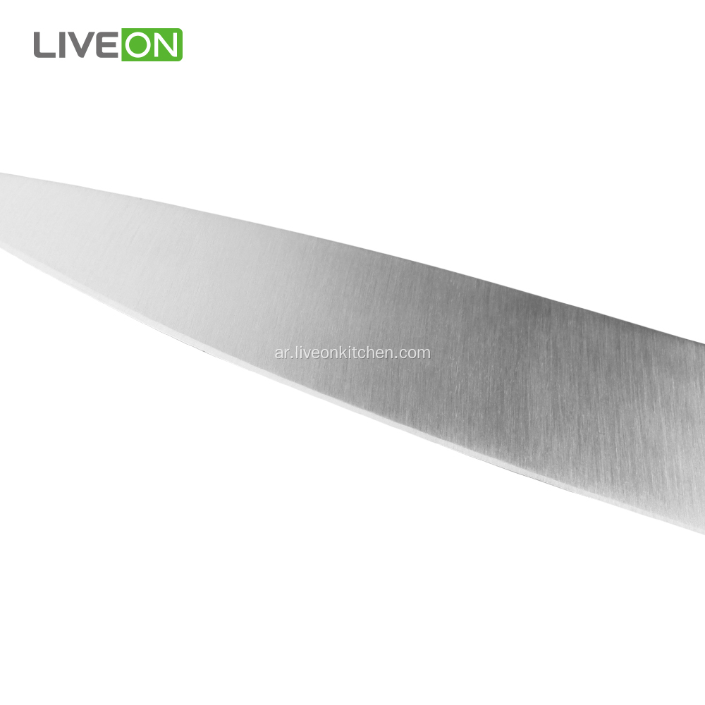 محفظة 5pcs سكين المطبخ الفولاذ المقاوم للصدأ