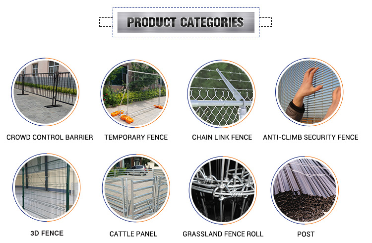 3d Welded Wire Mesh Fence With Square Post/Peach Posts