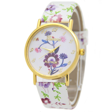 Fashion Colorful Leather Watch for Women