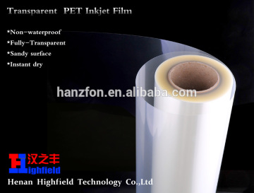 Transparent Inkjet Media Solvent Base For Screen Printing