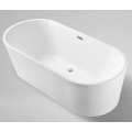 Black Round Bathtub 53 Inch Luxury Acrylic Free Standing Bathtub