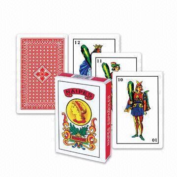 Tiếng Tây Ban Nha chơi bài, đầy màu sắc in, bất kỳ kích thước và thiết kế là có sẵn