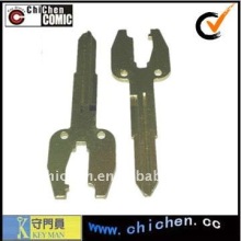 Nickel silver auto key blank