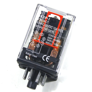 Intermediate General purpose 8pin mini electromagnetic relay