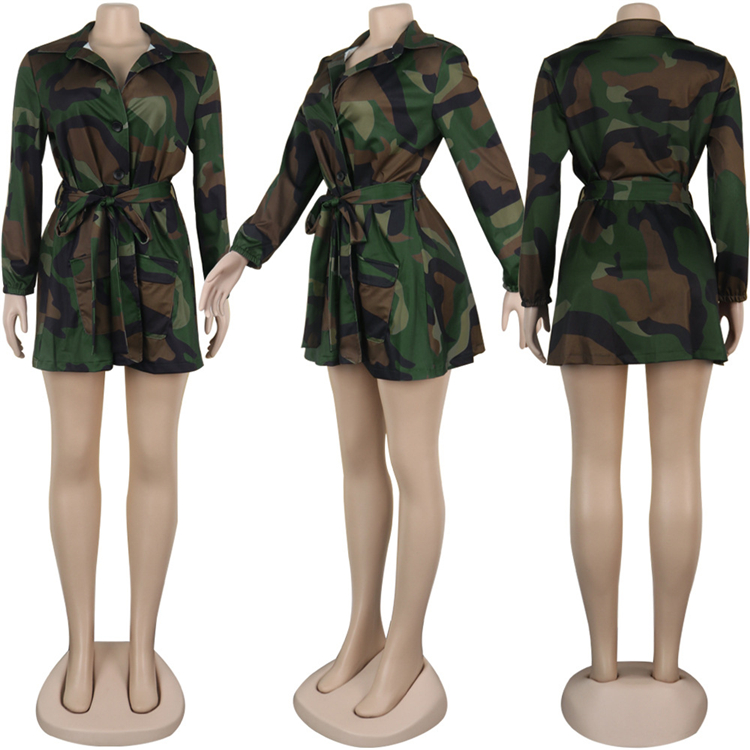 C6244 winter jackets women coats plus size jacket camouflage jacket army