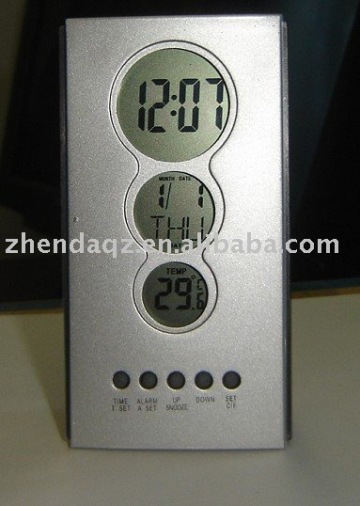 Desktop LCD calendar clock