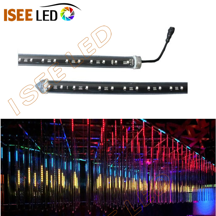 1500 მმ 360Degree DMX Pixel RGB LED მილის შუქი