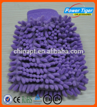 Strong absorption chenille microfiber car washing glove