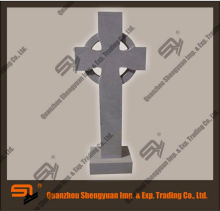 euro style celtic cross engrave headstone