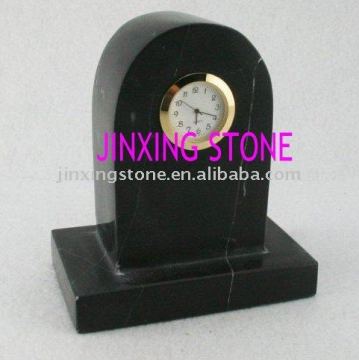 Natural Stone Marble Clock Gift/Office Decoration Clock Craft