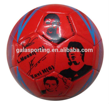 autograph pvc football & soccer ball