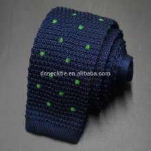 polyester knitted ties for men with embroidery