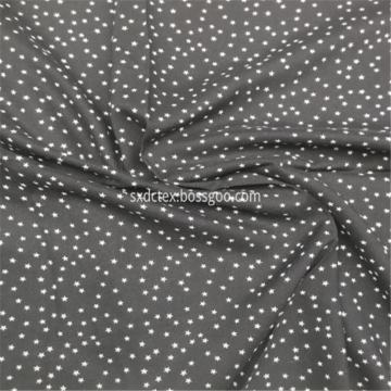 Fashion Rayon Challis Star Print Bluzka Summer Fabric