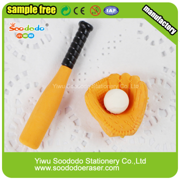basball Shaped Eraser,Wholesale stationery eraser