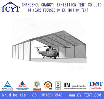 simple plane helicopter aircraft hangar tent