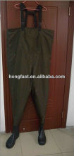 Prevent through cloth chest fishing wader