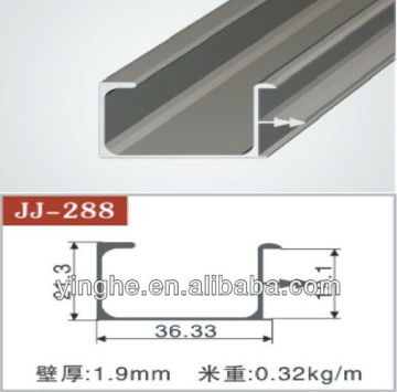anodize aluminium handles profile for kitchen door