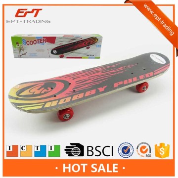 Funny outdoor toy wooden scooter skate board toy