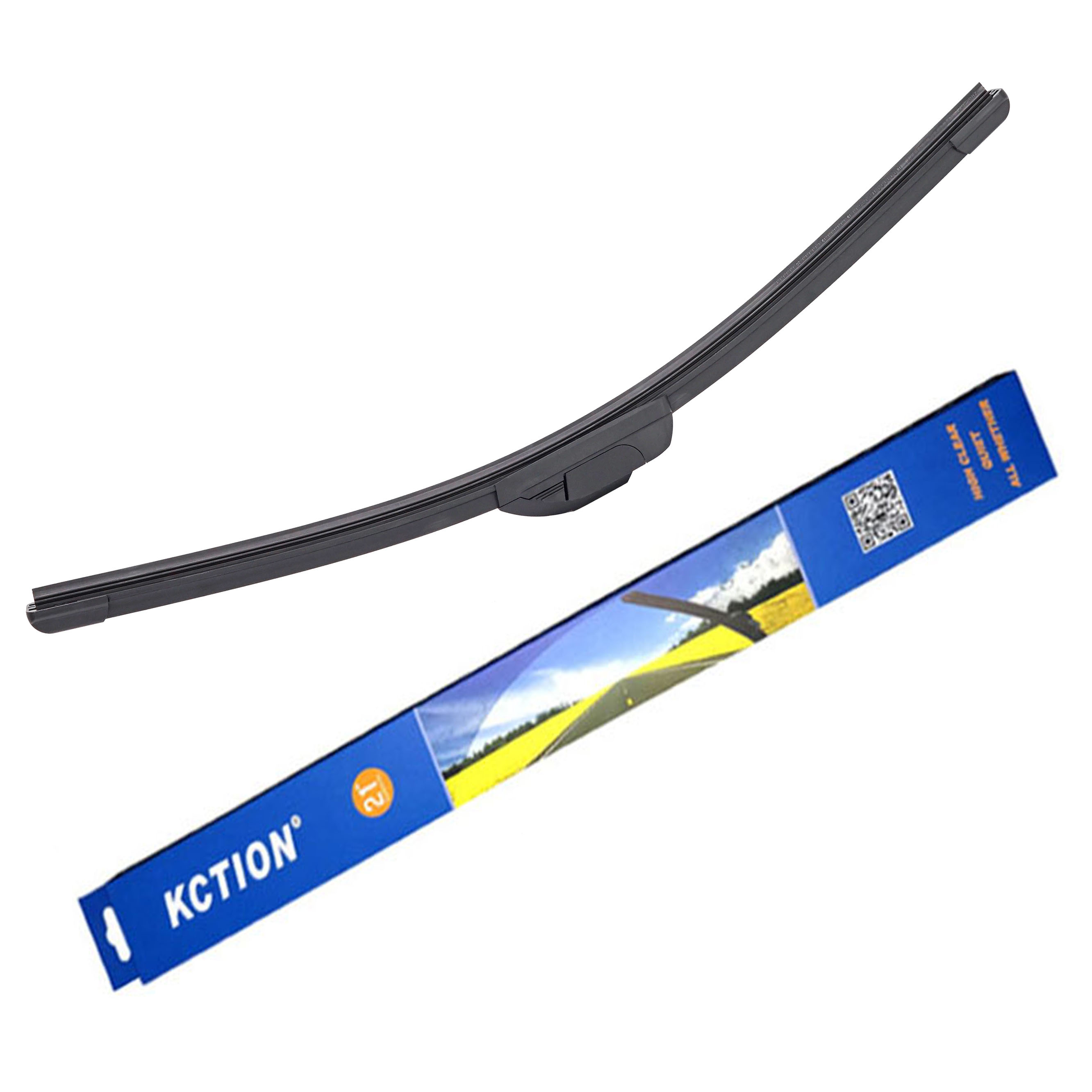 KCTION Factory Wholesale Best Seller Universal U Hook Windshield Wiper Blade Hybrid Wipers Colored Silicone Refill Wiper Blade