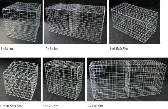 Amazon Ebay Wholesale Mesh 75X75mm Wire 4mm Welded Gabion Cages for Landscaping (WGB)