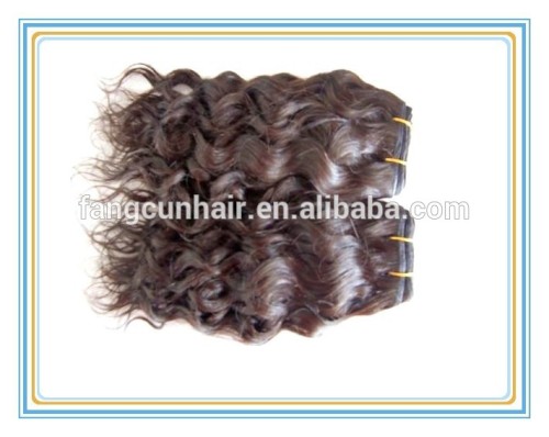 Black color Brazilian hair weft factory price Top quality wavy hair