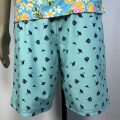 Hawaiianische blaue Riemchen -Strandshorts