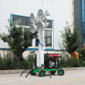 5M Manual light tower 4.5kw lighting machine