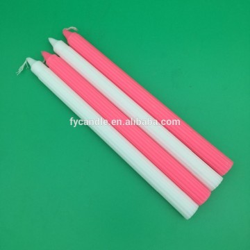 smokeless white dinner candle